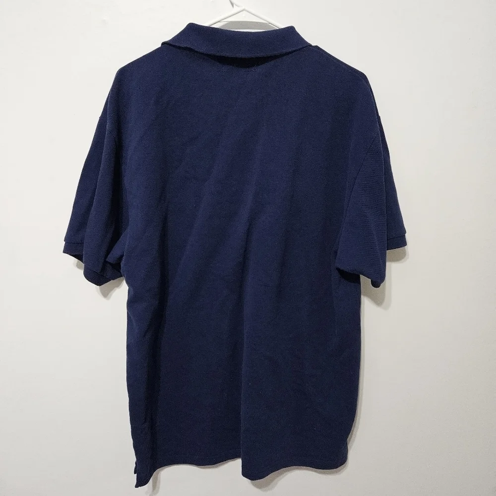 Vintage Polo Ralph Lauren Men's Size XX-Large Navy Blue Big Horse Polo Shirt B17